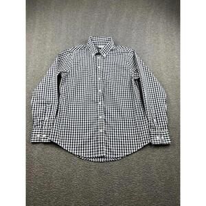 Chef Works Black and White‎ Checkered Casual Shirt Size Small